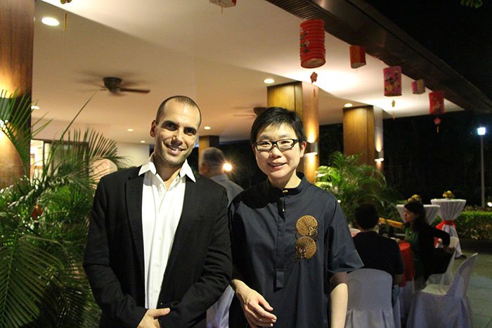 ICCP President Itamar Gero with H.E. Ambassador Kok Li Peng